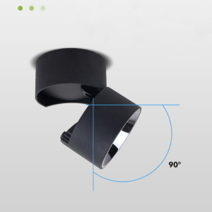 Good Quality Indoor Decoration Home Aluminum Surface Mounted 9W 10W 18W 20W LED COB Downlight With Driver